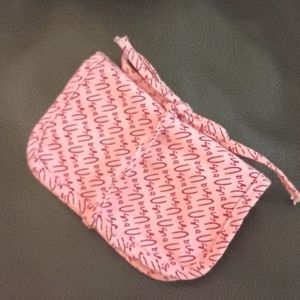 RESERVED FOR MOLLY       Vera Neumann UGNA pink jewelry bag